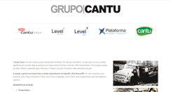 Desktop Screenshot of grupocantu.com.br